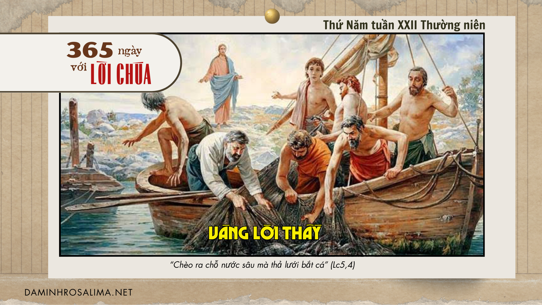 Thứ Năm tuần XXII thường niên